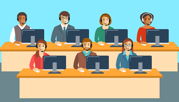 Call Center Help desk support