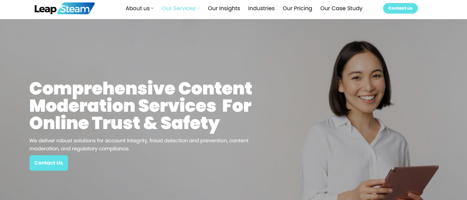 Leap Steam - Content Moderation Services