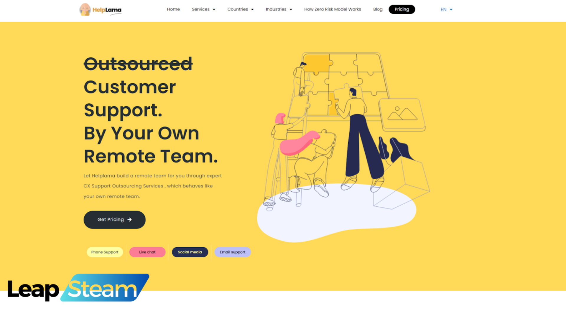 Image website HelpLama